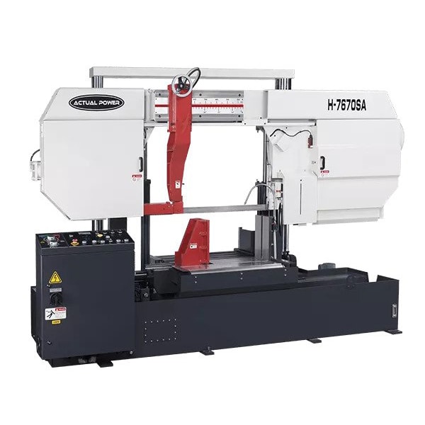 Column Type Semi-Automatic Band Saws Machine H-7670SA